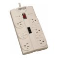 Product Image of Tripp-Lite 8 Outlets, 120 V, 15 A, 8 ft Cord, Keyhole Mount, Power Outlet Strip, TLP808TELTAA