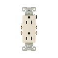 Product Image of Residential Duplex Receptacle, #14-10 Awg 15A 125V, SideAnd Push, Light Almond, 1107LA-BOX