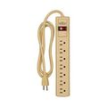 Product Image of Surge Protection Power Strip, Ivory, 4 In 14/3 Sjt, 70J Max, 7, 2-Pole 3-Wire Grounding, 125V, 1176V