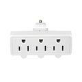 Product Image of Swivel 3 Outlet Tap, Swivel, Single Receptacle To 3 Outlets, 15A, 125V, White, 5-15R, Nema 5-15R, 1192W-SP