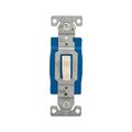 Product Image of Construction Grade Toggle Switch, #14-10 Awg, 15A, 120/277V, Back & Side, Screw, Almond, 1-Pole, 1201A