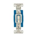 Product Image of Construction Grade Toggle Switch, #14-10 Awg, 15A, 120/277V, Screw, Light Almond, 1-Pole, 1201LA