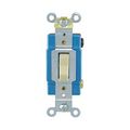 Product Image of Construction Grade Toggle Switch, #14-10 Awg, 15A, Residential, 120/277V, Screw, Ivory, 1-Pole, 1201V