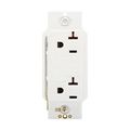 Product Image of Surgebloc Protection Receptacle, Audible Alarm, Auto-Ground, Stand 6" #12 Awg, 20A, 340J, White, 1210W