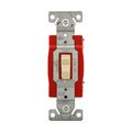 Product Image of Construction Grade Toggle Switch, #14-10 Awg, 20A, Flush Mount, 120/277V, Screw, Ivory, 1-Pole, 1221V