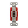 Product Image of Construction Grade Toggle Switch, #14-10 Awg, 20A, Flush, 120/277V, Back & Side, Black, 2-Pole, 1222BK