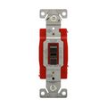 Product Image of Construction Grade Toggle Switch, #14-10 Awg, 20A, Wall, 120/277V, Back & Side, Screw, Black, 1223BK