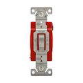 Product Image of Construction Grade Toggle Switch, #14-10 Awg, 20A, 120/277V, Back & Side, Screw, Gray, 3-Way, 1223GY