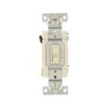 Product Image of Toggle Switch, #14-10 Awg, 15A, Residential, Wall, 120V, Side And Push, Grounding, Light Almond, 1242-7LA-BOX