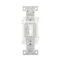 Product Image of Toggle Switch, #14-10 Awg, 15A, Wall, 120V, Side & Push, Grounding, White, 4-Way, 1242-7W-BOX