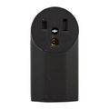 Product Image of Receptacle, #12 - 4Awg, 50A, Surface, 250V, BackAnd Bottom, Black, Nema 6-50R, 2-Pole, 3-Wire, 1252