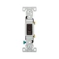 Product Image of Toggle Switch, #14-10 Awg 15A, 120V, Side & Push, Brown, Load Type: Motor Control, Fan, 1-Pole, 1301-7B