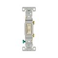 Product Image of Toggle Switch, #14-10 Awg 15A, 120V, Side & Push, Light Almond, Load Type: Motor Control, Fan, 1301-7LA