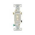 Product Image of Toggle Switch, #14-10 Awg 15A, 120V, Light Almond, Load Type: Motor Control, Fan, 1-Pole, 3-Way, 1303-7LTLABX