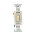 Product Image of Toggle Switch, #14-10 Awg 15A, Flush Mount, 120V, Ivory, Load Type: Motor Control, Fan, 1303-7LTVBOX