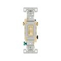 Product Image of Toggle Switch, #14-10 Awg 15A, 120V, Ivory, Load Type: Motor Control, Fan, 1-Pole, 3-Way, 1303-7V