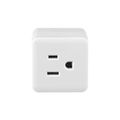 Product Image of 3 Outlet Cube Tap, Single Receptacle To 3 Outlets, 15A, 125V, White, Thermoplastic, 5-15R, 1482W-BOX