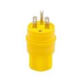 Product Image of Arrow Hart Watertight Straight Blade Plug, #18-10 Awg 15A, 250V, 6-15P, 2-Pole, Bulk, 14W49
