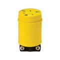 Product Image of Straight Blade Connector, #14-8 Awg, 15A, Industrial, 250V, Back Wire, Yellow, Black, 1549