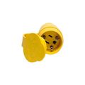 Product Image of Arrow Hart Watertight Straight Blade Connector, #18-10 Awg 15A 125V, 2-Pole, Bulk, 15W47