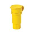 Product Image of Arrow Hart Watertight Straight Blade Connector, #18-10 Awg 20A, 250V, 6-20R, 2-Pole, Bulk, 15W48