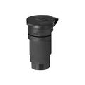 Product Image of Arrow Hart Watertight Straight Blade Connector, #18-10 Awg 15A, 250V, Black, 6-15R, 2-Pole, 15W49BK
