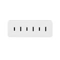 Product Image of 3 Outlet Tap, Single Receptacle To 3 Outlets, 15A, 125V, White, Thermoplastic, 1-15R, Nema 1-15R, 1747W-BOX