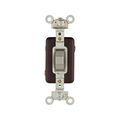Product Image of Arrow Hart Toggle Switch, #14-10 Awg 15A 120/277V, Gray, Load Type: Motor Control, Fan, 1P, 1895GY