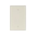 Product Image of Blank Wallplate, Box Mount, Lt. Almond, Blank Cutout, Thermoset, Single- Gang, Mid-Size, 2029LA