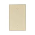 Product Image of Blank Wallplate, Box Mount, Ivory, Blank Cutout, Thermoset, Single- Gang, Mid-Size, Ed Box, 2029V-BOX