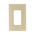 Product Image of Decorator / Gfci Wallplate, Ivory, Decorator Cutout, Thermoset, Single- Gang, Mid-Size, 2051V