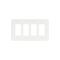 Product Image of Decorator / Gfci Wallplate, White, Decorator Cutout, Thermoset, 4- Gang, Mid-Size, Ed Box, 2064W-BOX