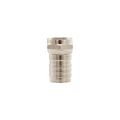 Product Image of Video Service Connector & Accessories, Crimp Ring Attached, Coax Type F Jack, Silver (25 Pack), 2076-16