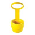 Product Image of Arrow Hart Plug Closure Cap, Watertight, Yellow, Santoprene, Used With Watertight Plug, 20PW