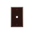 Product Image of Telephone And Coaxial Wallplate, Brown, 0.375" Hole Cutout, Thermoset, Single-Gang, 2128B-BOX