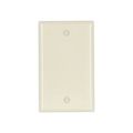 Product Image of Standard Size Blank Wallplate, Almond, Blank, Thermoset, 1, Standard, 2129A