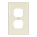 Product Image of Standard Size Duplex Receptacle Wallplate, Almond, Power Outlet, Thermoset, 1, Standard, 2132A-BOX