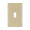 Product Image of Toggle Wallplate, Ivory, Toggle Cutout, Thermoset, Single- Gang, Standard, Ed Box, 2134V-BOX