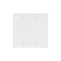 Product Image of Standard Size Blank Wallplate, White, Blank, Thermoset, 2, Standard, 2137W-BOX