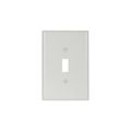 Product Image of Toggle Wallplate, White, Toggle Cutout, Thermoset, Single- Gang, Oversize, Ed Box, 2144W-BOX