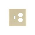 Product Image of Combination Wallplate, Ivory, Toggle, Duplex Receptacle Cutout, Thermoset, 2-Gang, Oversize, 2148V-BOX