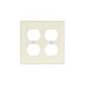 Product Image of Standard Size Duplex Receptacle Wallplate, Almond, Power Outlet, Thermoset, 2, Standard, 2150A-BOX