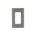 Product Image of Decorator / Gfci Wallplate, Gray, Decorator Cutout, Thermoset, Single- Gang, Standard, Ed Box, 2151GY-BOX