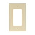 Product Image of Decorator / Gfci Wallplate, Ivory, Decorator Cutout, Thermoset, Single- Gang, Standard, Ed Box, 2151V-BOX