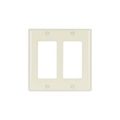 Product Image of Standard Size Decorator Wallplate, Almond, Decorator, Thermoset, 2, Standard, 2152A-BOX