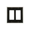 Product Image of Decorator / Gfci Wallplate, Black, Decorator Cutout, Thermoset, 2- Gang, Standard, Ed Box, 2152BK-BOX