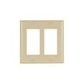 Product Image of Decorator / Gfci Wallplate, Ivory, Decorator Cutout, Thermoset, 2- Gang, Standard, Ed Box, 2152V-BOX