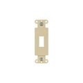Product Image of Decorator Wallplate Adapter, Flush Mount, Ivory, Toggle, Thermoplastic, 2161V-BOX