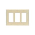 Product Image of Decorator / Gfci Wallplate, Gray, Decorator Cutout, Thermoset, 3- Gang, Standard, Ed Box, 2163GY-BOX