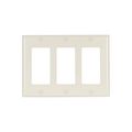 Product Image of Decorator / Gfci Wallplate, Lt. Almond, Decorator Cutout, Thermoset, 3- Gang, Standard, Ed Box, 2163LA-BOX